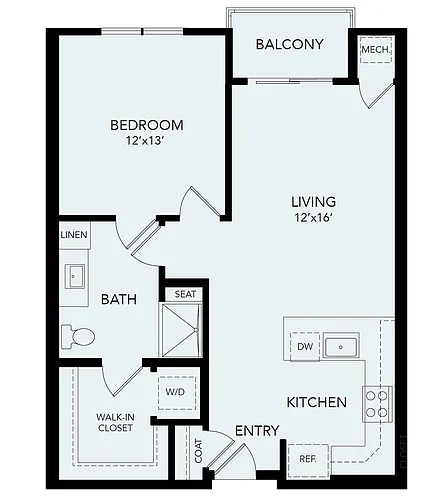 Floor plan A1b