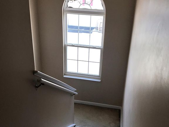 Stairway with large window