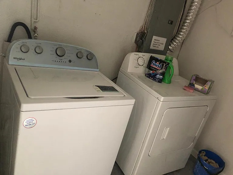 Washer and dryer
