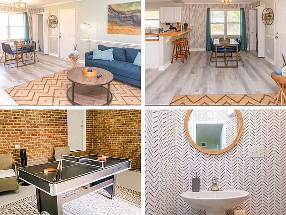 Living Room, Dining Room, Play Room, and Master Bath