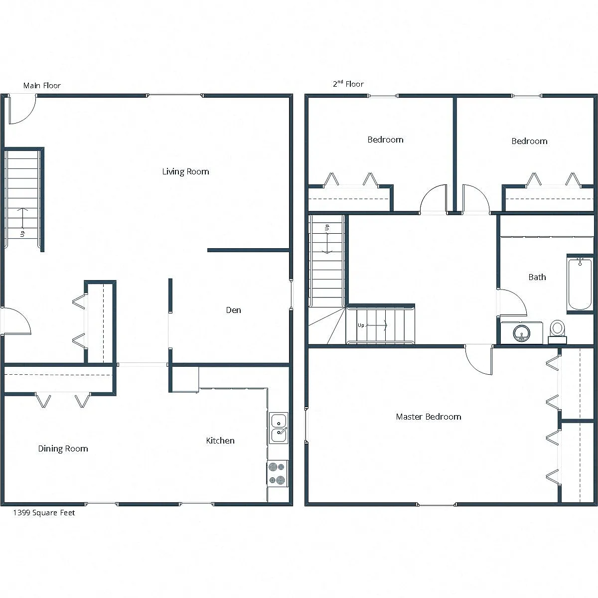 Floor plan Three Bedroom 31A