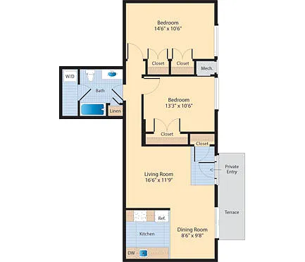Floor plan B6