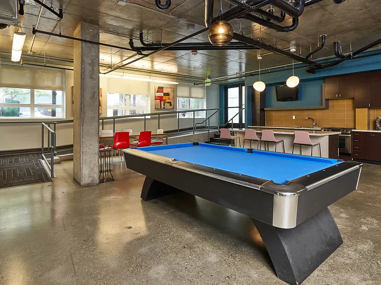 Resident Lounge with Billiard Table