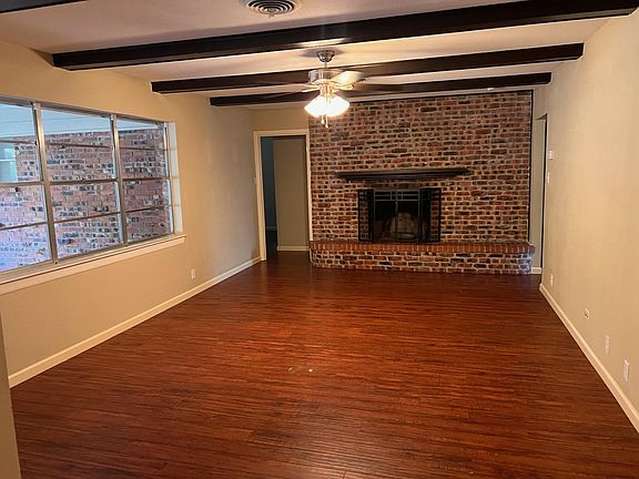 Family room with fireplace