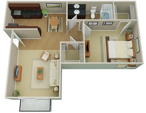 Floor plan Arbor Renovated