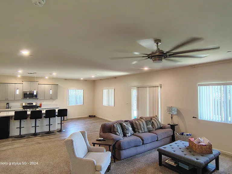 Living room dining area