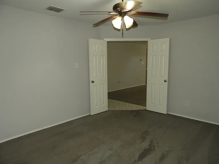 First floor office with tons of natural light and double doors.