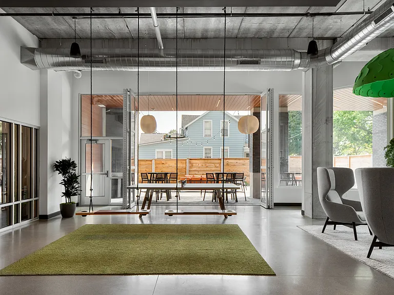 Entertainment Lobby with Swings and Games