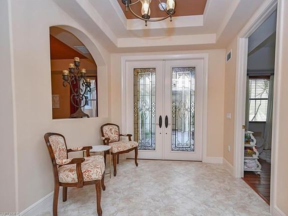 Leaded glass entry doors for great light!