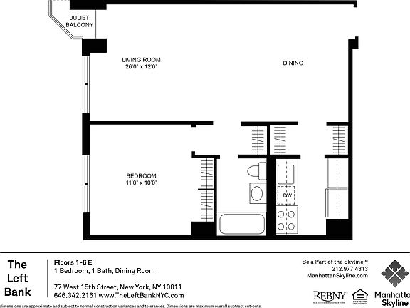 2nd image of 77 W 15th St #105