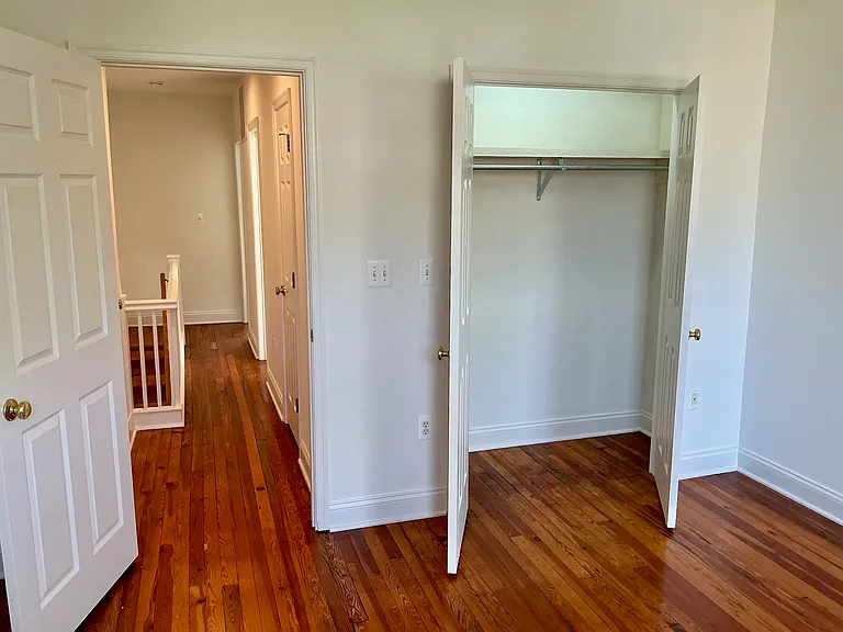 Large closet with lighting