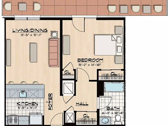 A2 - 757 Sq Ft