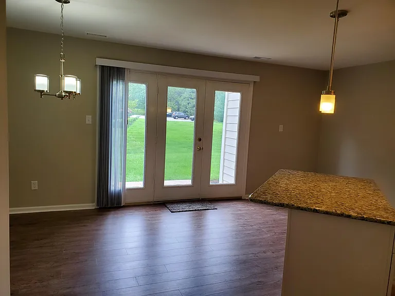 Dining Area with Doors to Patio