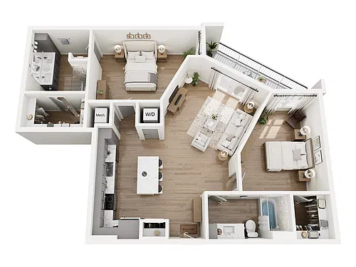 Floor plan B71