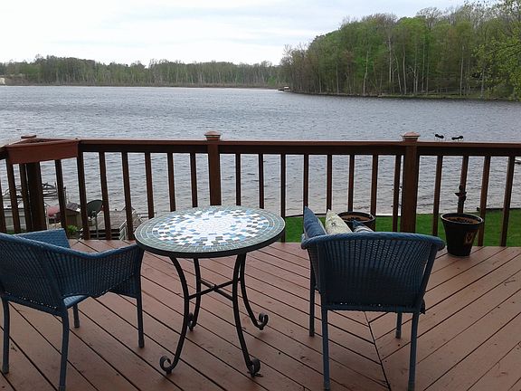 Deck view of lake and wet lands