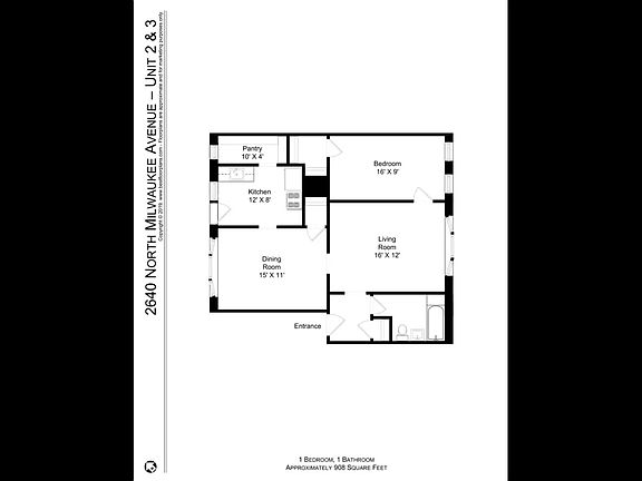 3rd image of 2644 N Milwaukee Ave #3