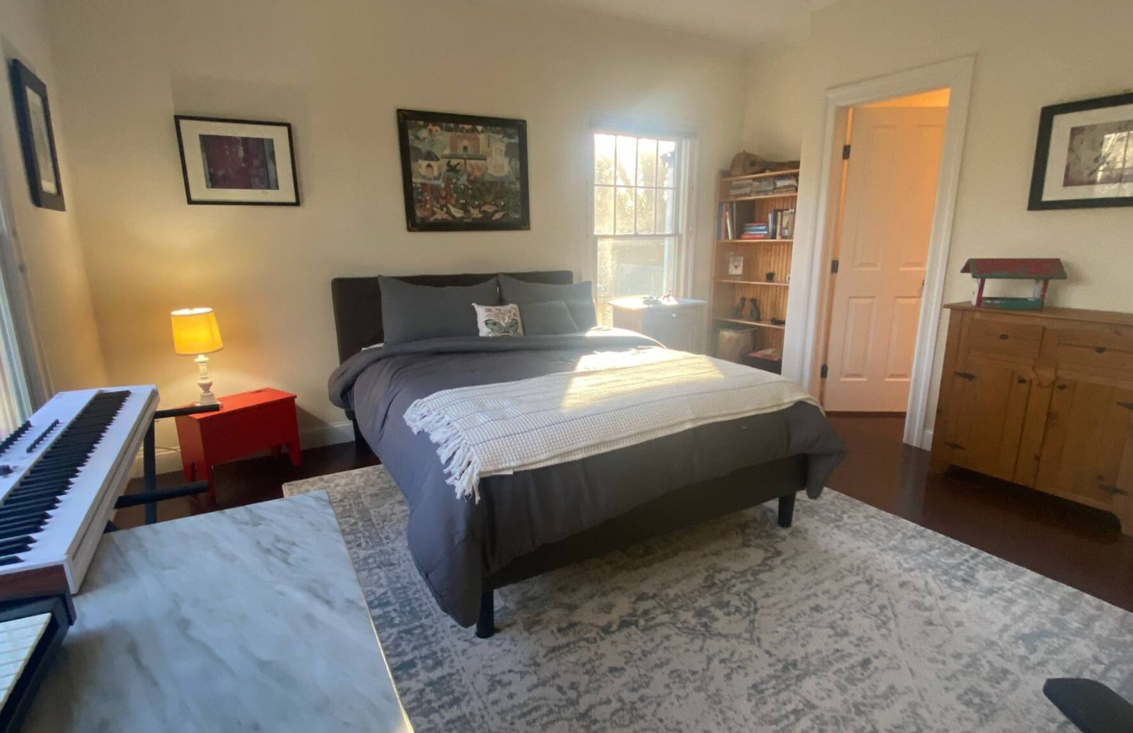  1st fl bedroom with ensuite bath