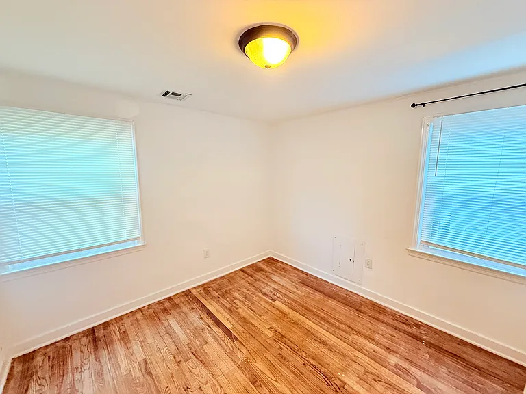Back rear bedroom hardwood floors
