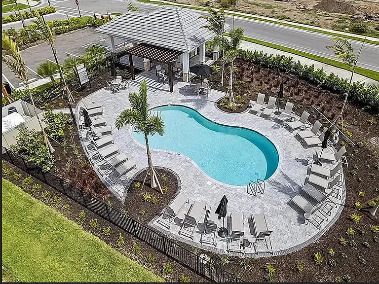 One of the pools. There are 2 in a short walk to choose from and have cookouts