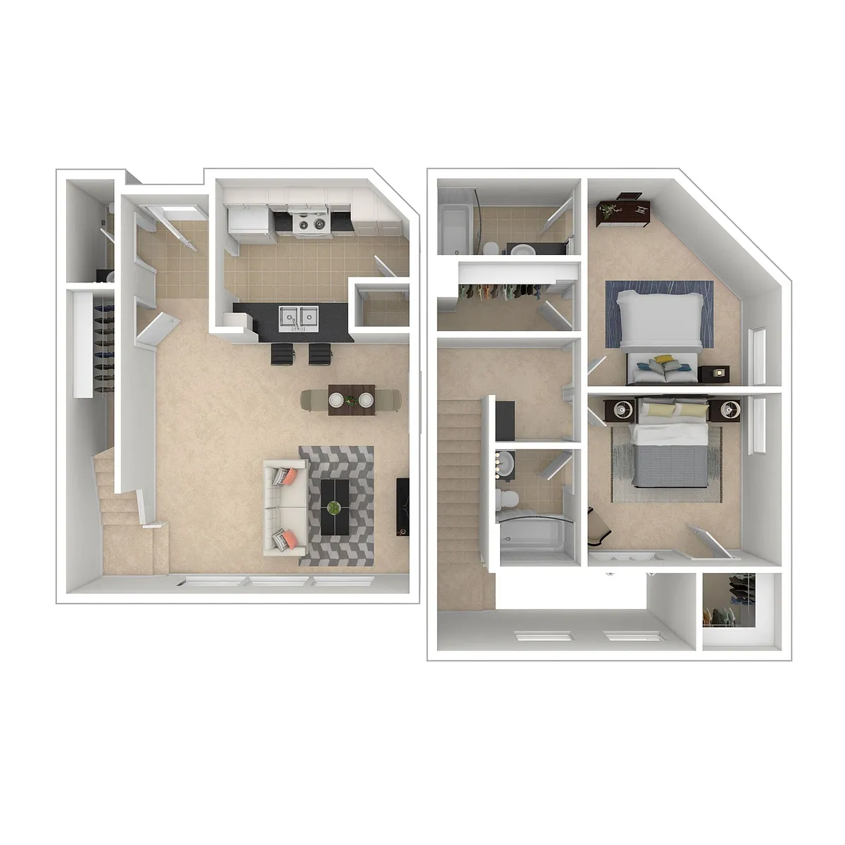 Floor plan 2X25