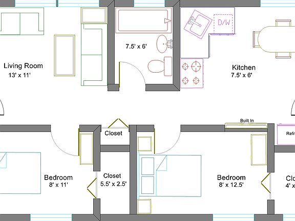 2nd image of 1457 N Bell Ave #2219