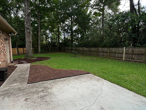 Backyard left view 1