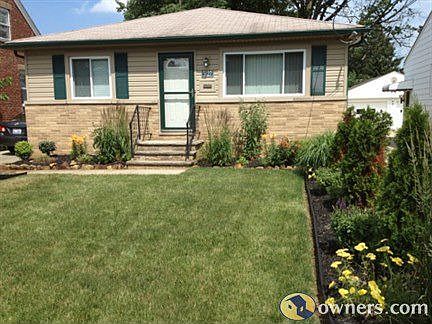Profesionally landscaped yard