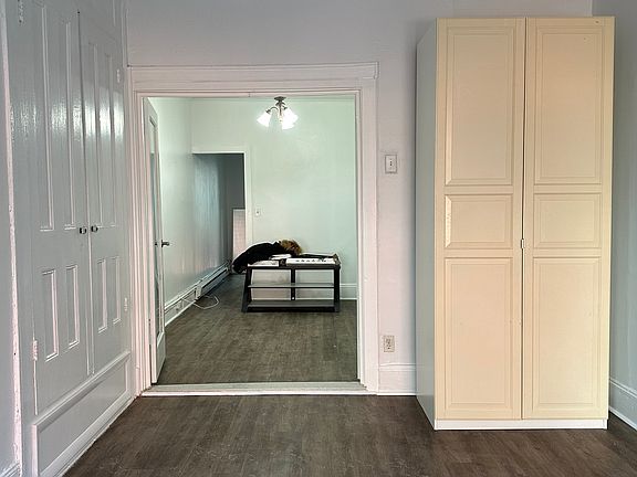 bedroom facing living room