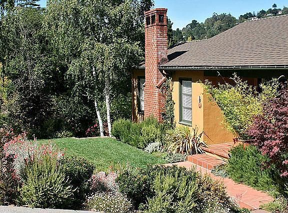 Inviting front gardens