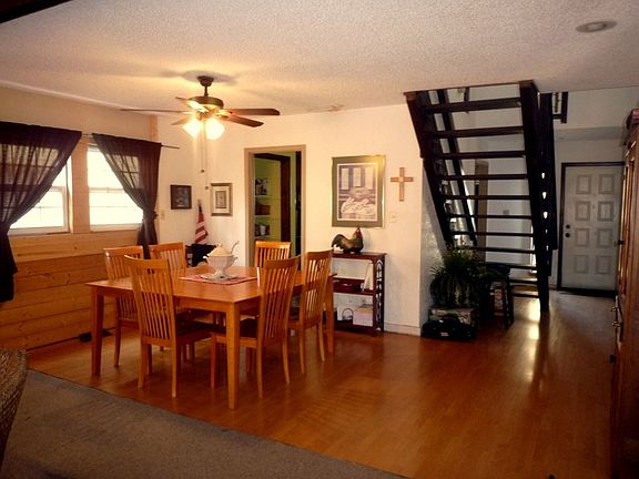 View of open office area adjoining Fireplace Room.