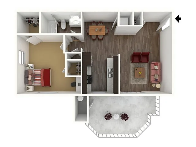 Floor plan Merlot
