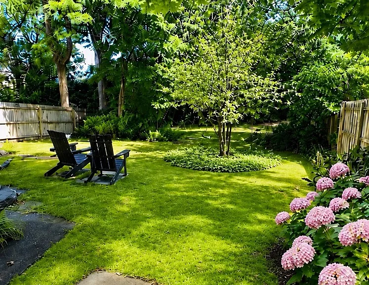 Extra large fully fenced yard