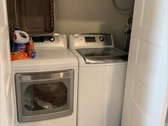 Washer and Dryer on main floor