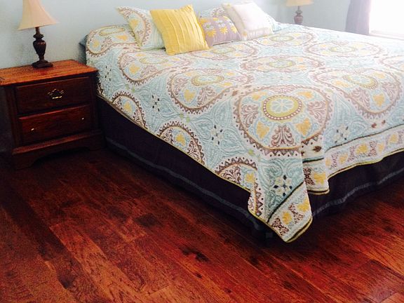 Closeup of hardwoods 