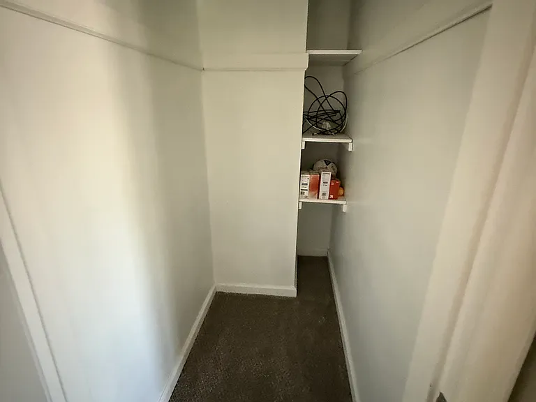 upstairs storage closet
