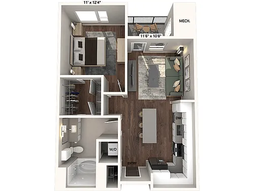 Floor plan A3- Finish Package 2