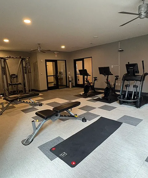 You also get access to the gym