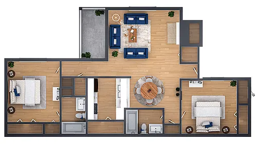 Floor plan Azalea-R