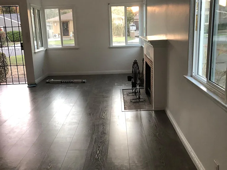 Living room with a lot of natural light.