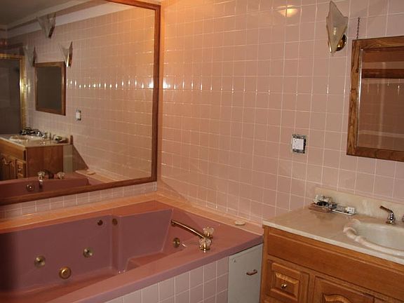 One of the bathrooms