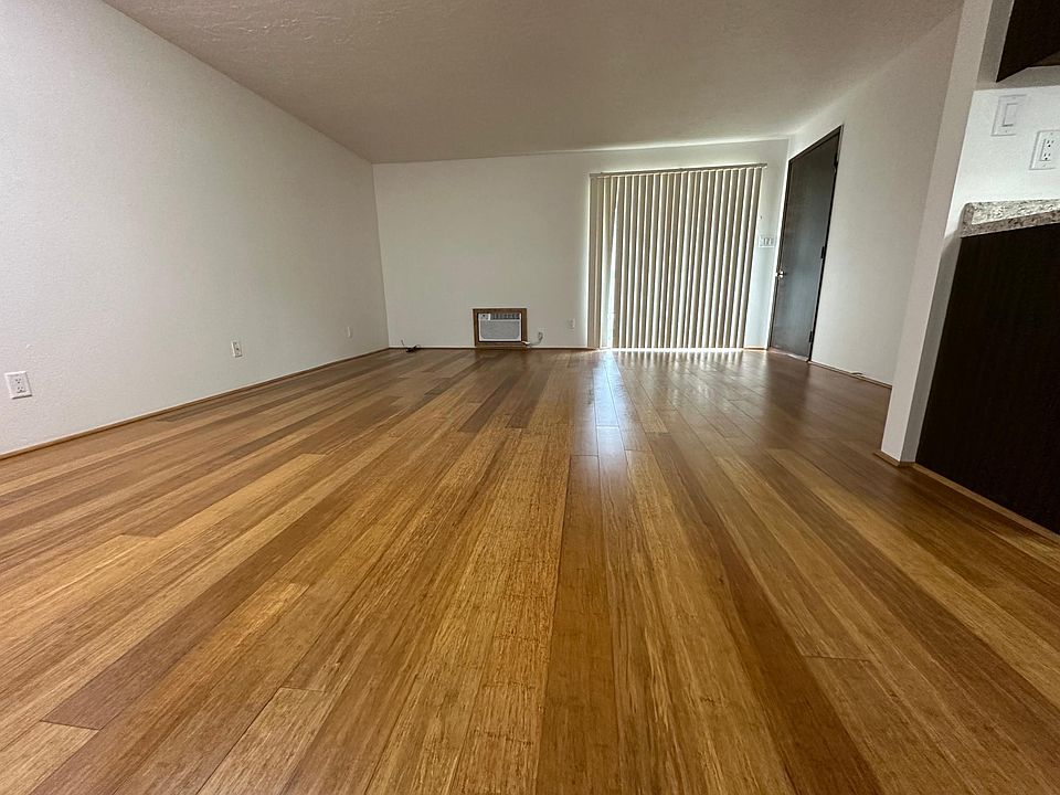 New bamboo flooring, fresh paint, small outdoor balcony, a/c and new heating units in spacious LR and BR.