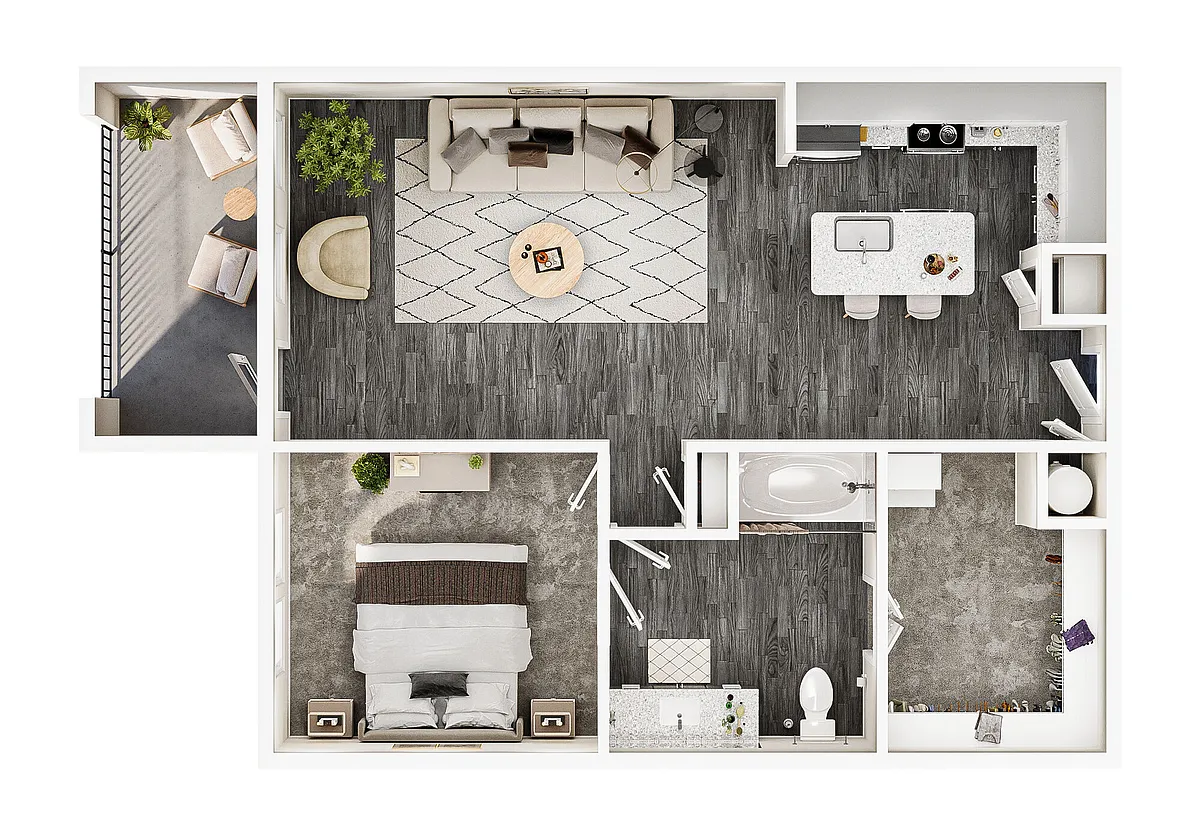 Floor plan A1B