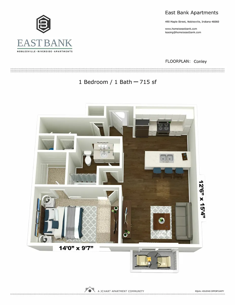 Floor plan Conley 1.1