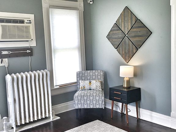 Front corner of living room