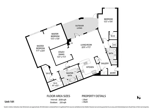Floor plan 2x2sh