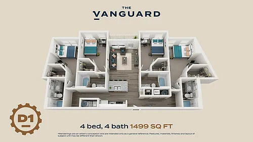 Floor plan D1