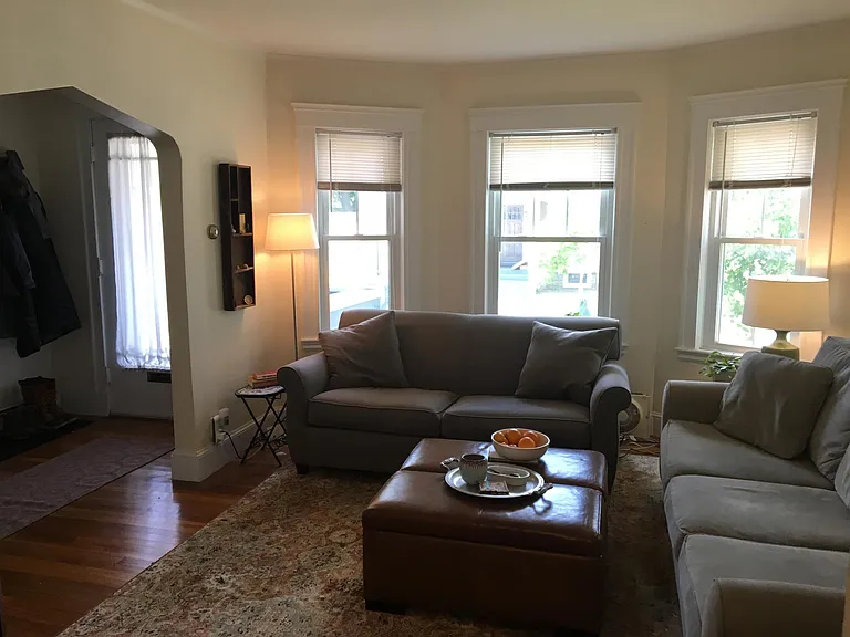 Living Room with Bow Window