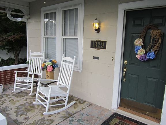 Covered front porch