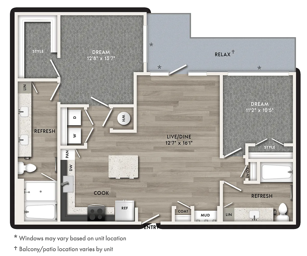 Floor plan B3