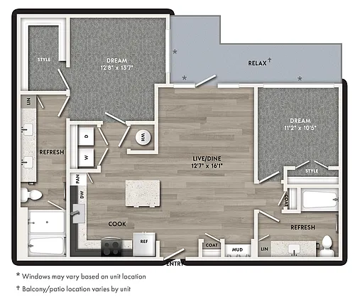 Floor plan B3